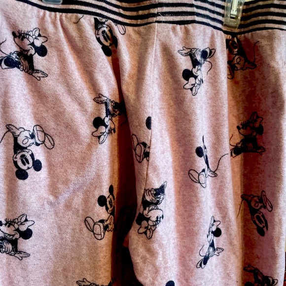 Ladies Pink Mickey Mouse Pajamas - Picture 2 of 6